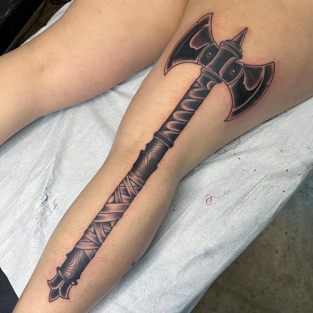 Tattoo by @tony_medellintattoo — black_and_grey, realism