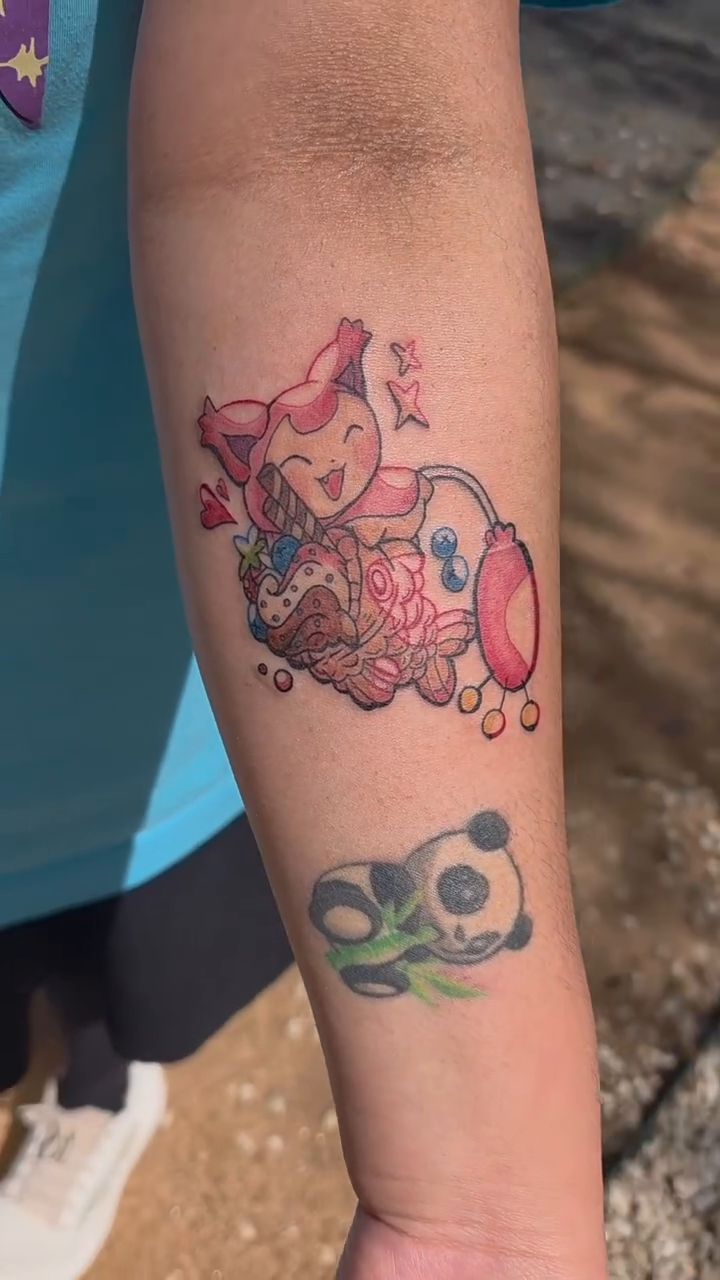 Tattoo by @junibugtat — anime, new_school