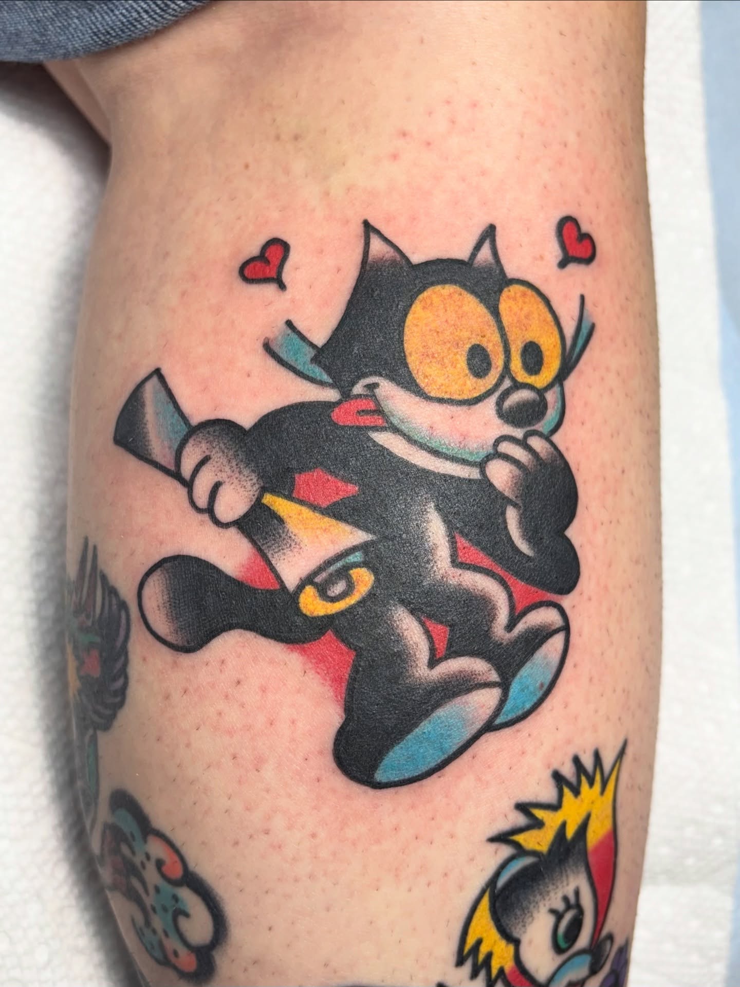 Tattoo by @jaketat2herbert — american_traditional, new_school