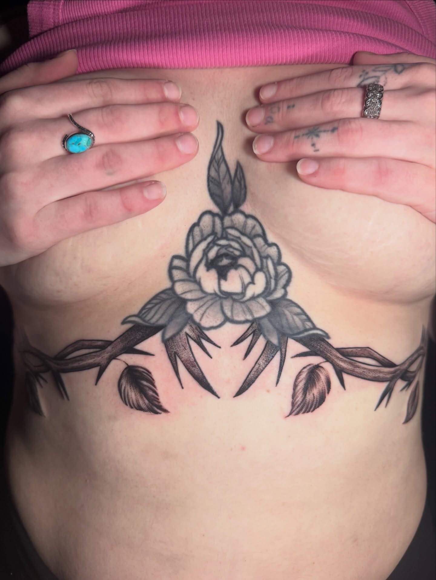 Tattoo by @dante_srs — black_and_grey