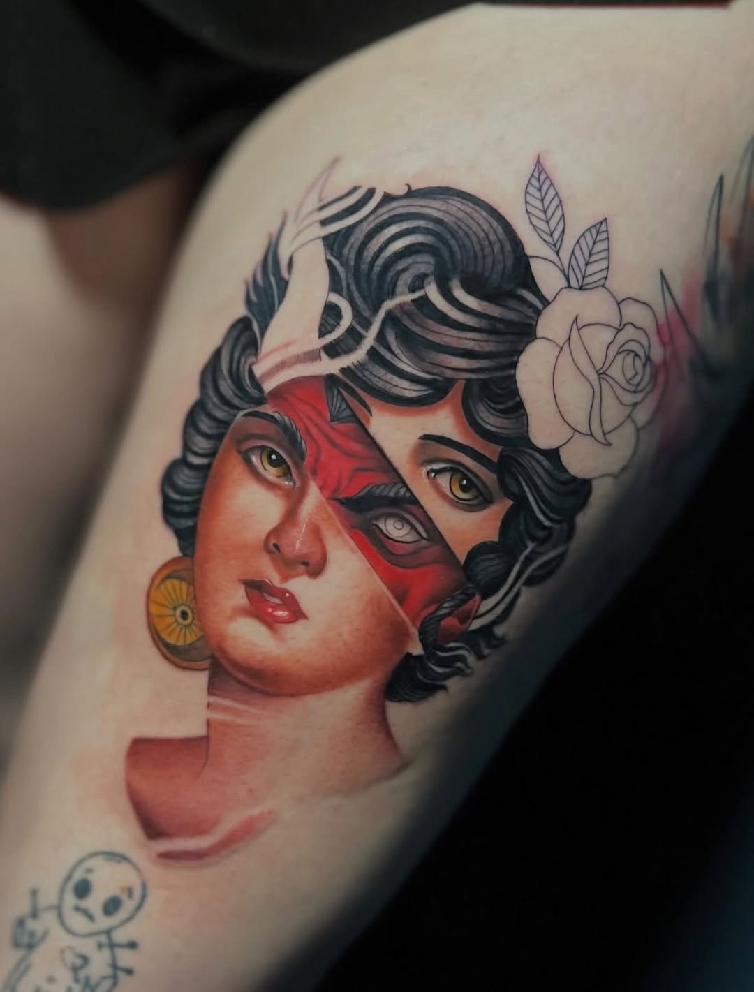 Tattoo by @tattoosbymattarguello — realism, trash_polka