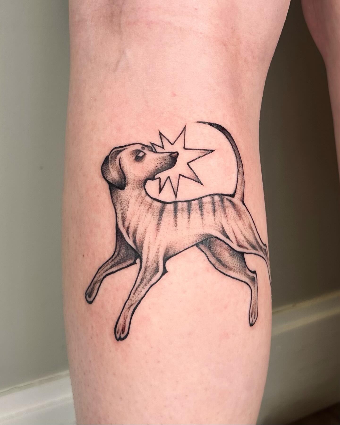 Tattoo by @millersmods — dotwork