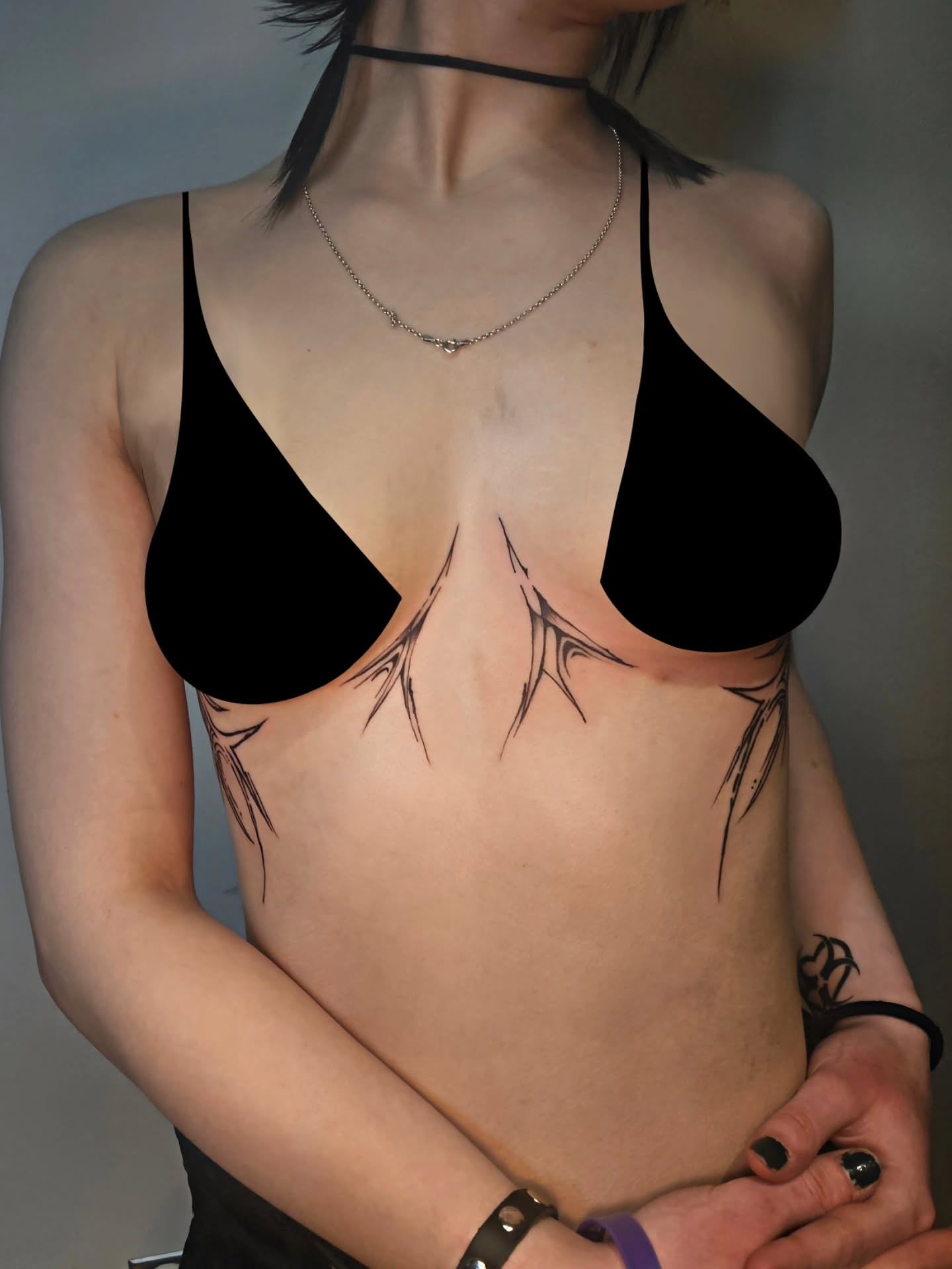 Tattoo by @prettybutpoisonink — black_and_grey