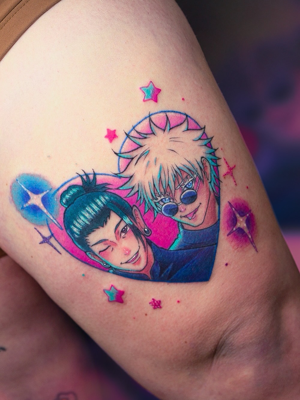Tattoo by @xamyart — anime