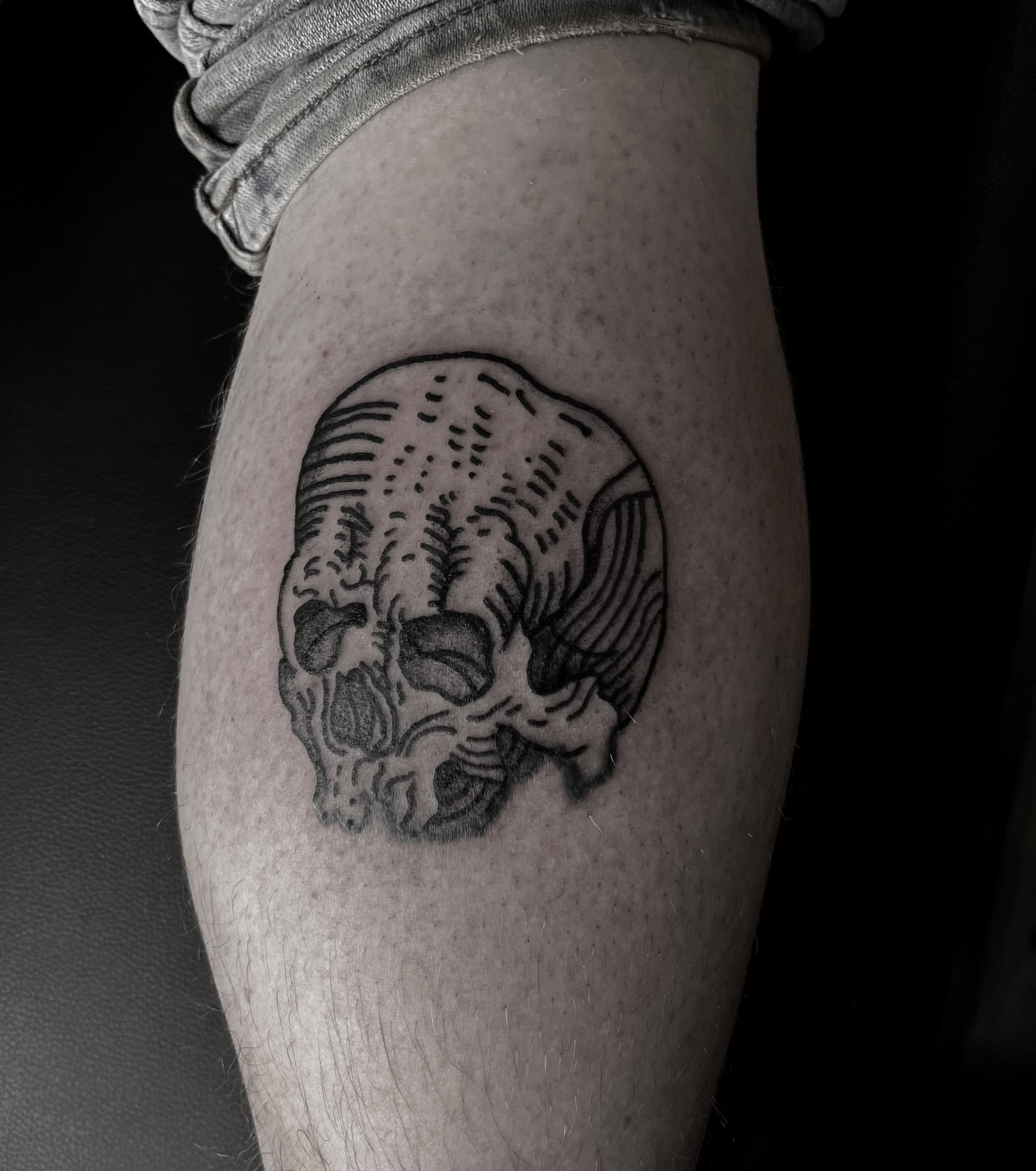 Tattoo by @mentalagonytattoo — black_and_grey