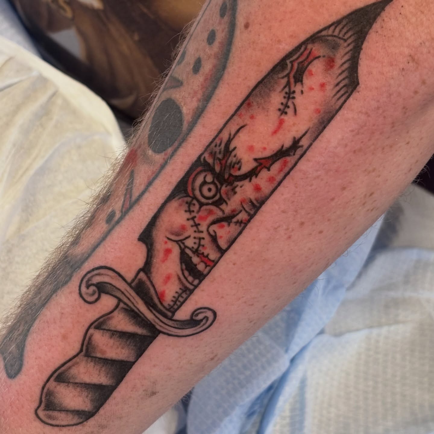 Tattoo by @lone_duck — trash_polka