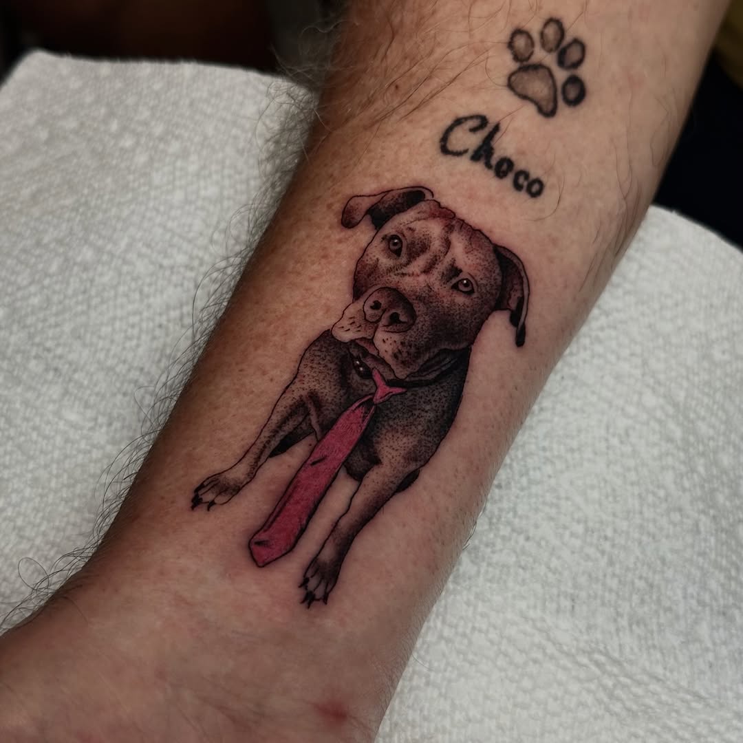 Tattoo by @matthewthomastattoo — realism, black_and_grey