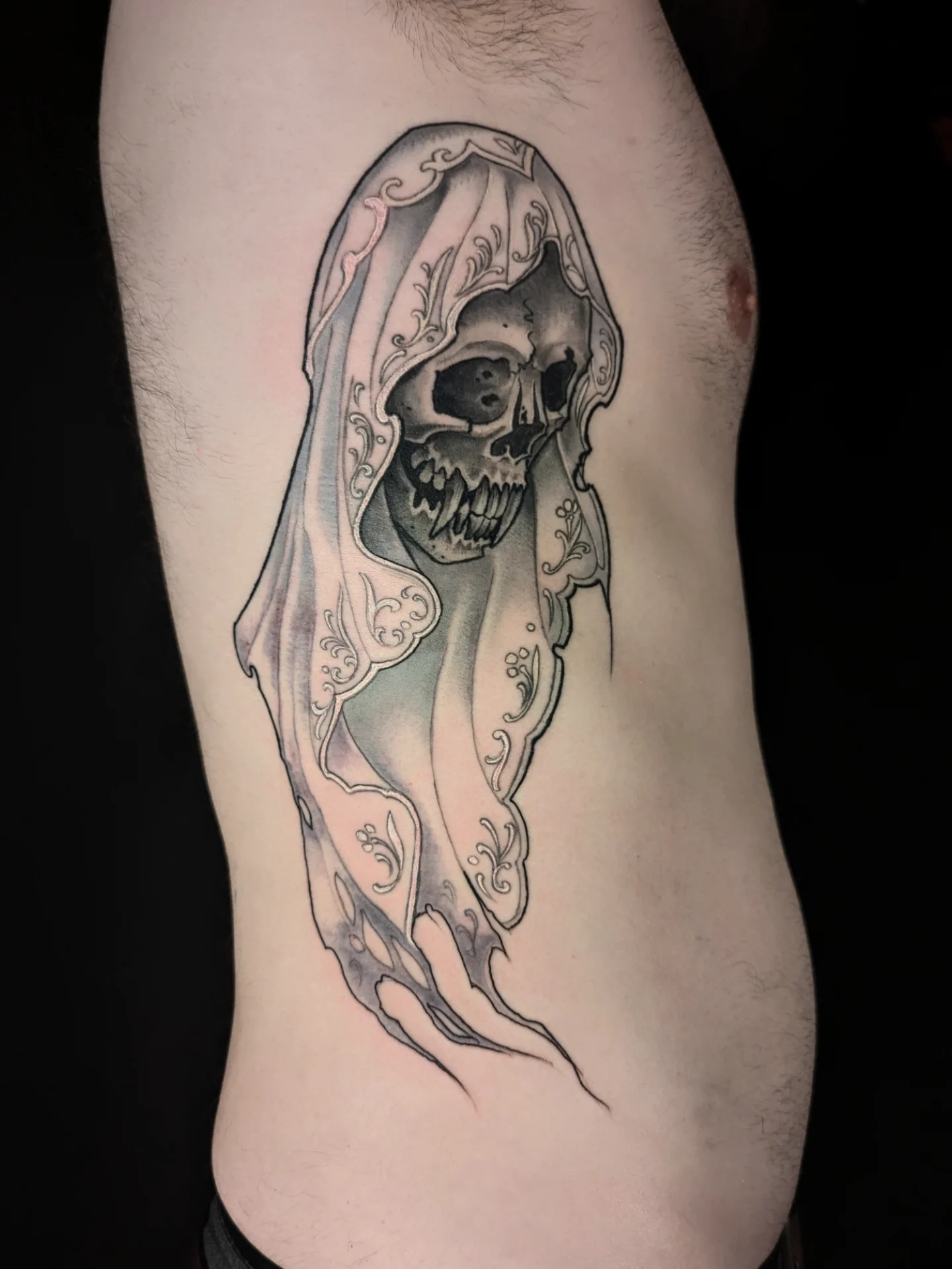 Tattoo by @evey.lp — black_and_grey