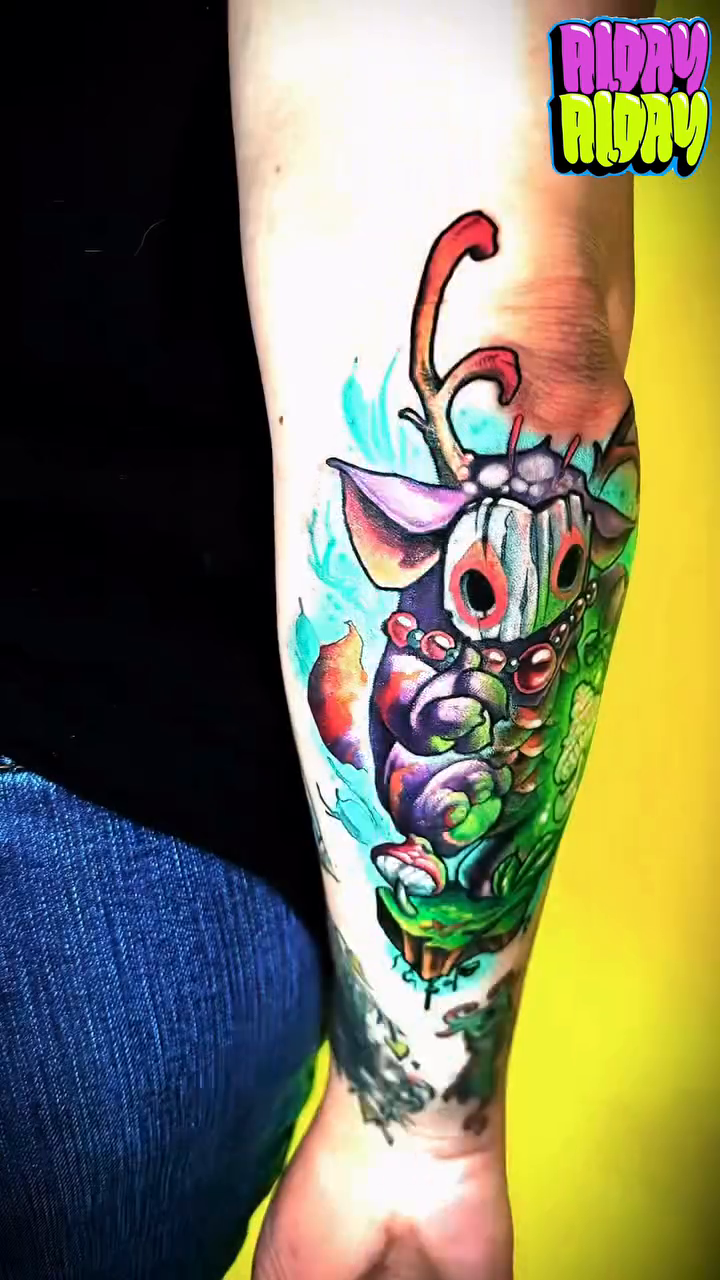 Tattoo by @aldo_gallegos — new_school, illustrative