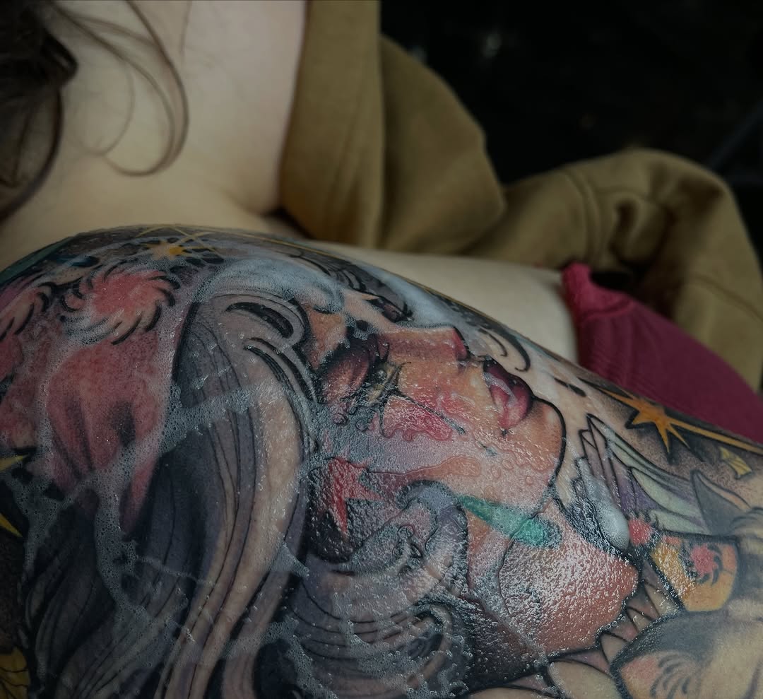Tattoo by @cecimeseed — neo_traditional, realism