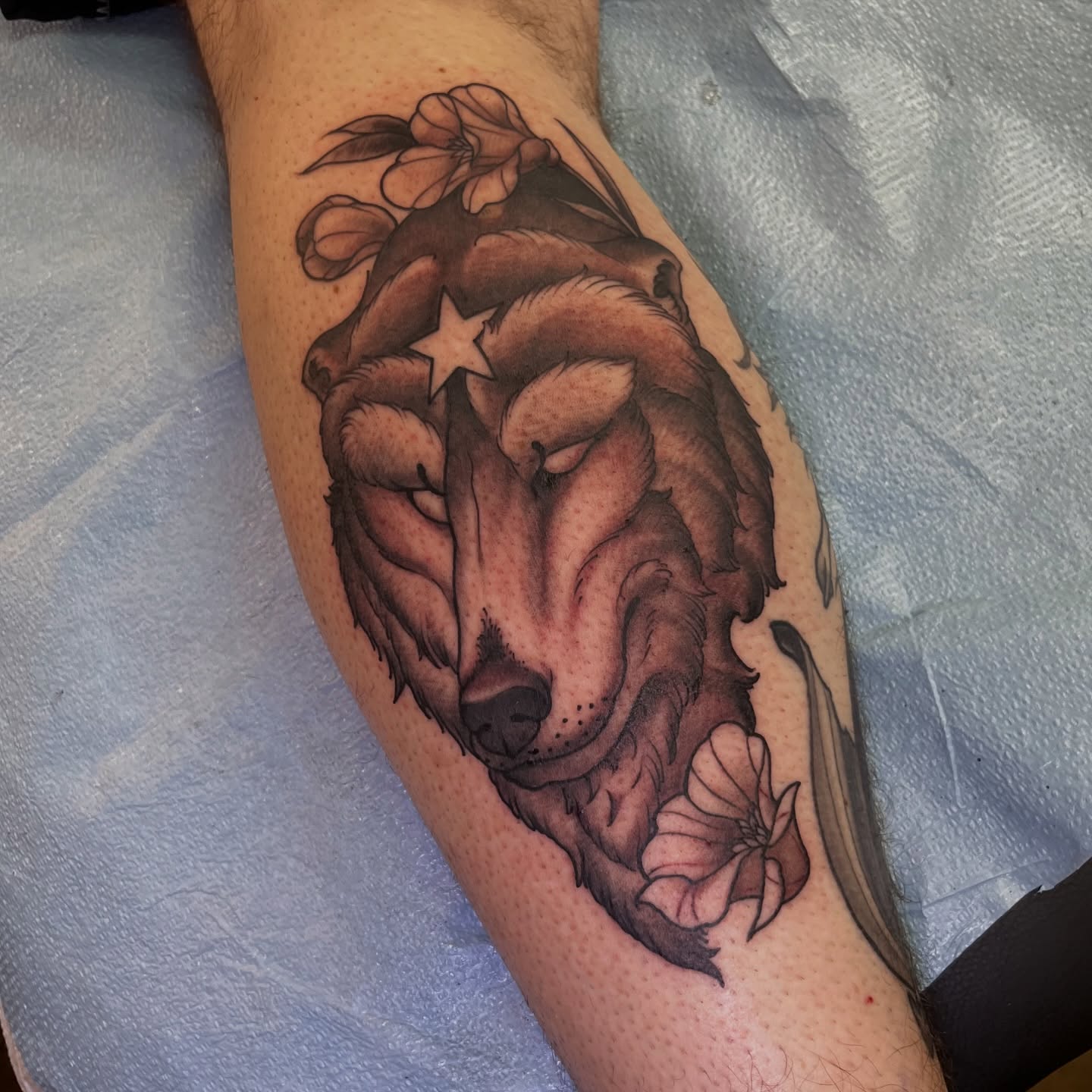 Tattoo by @eptattoos — realism, black_and_grey