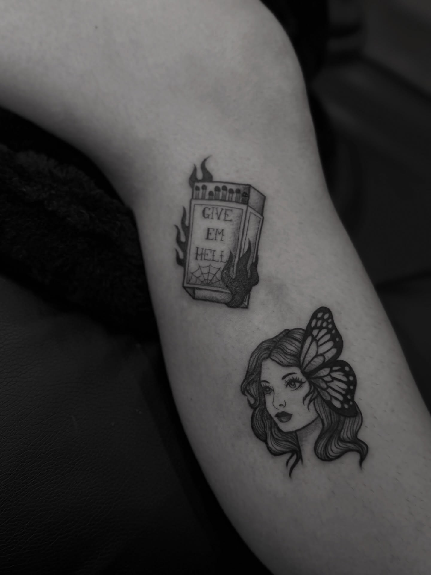 Tattoo by @lou.etherealtattoo — black_and_grey, realism