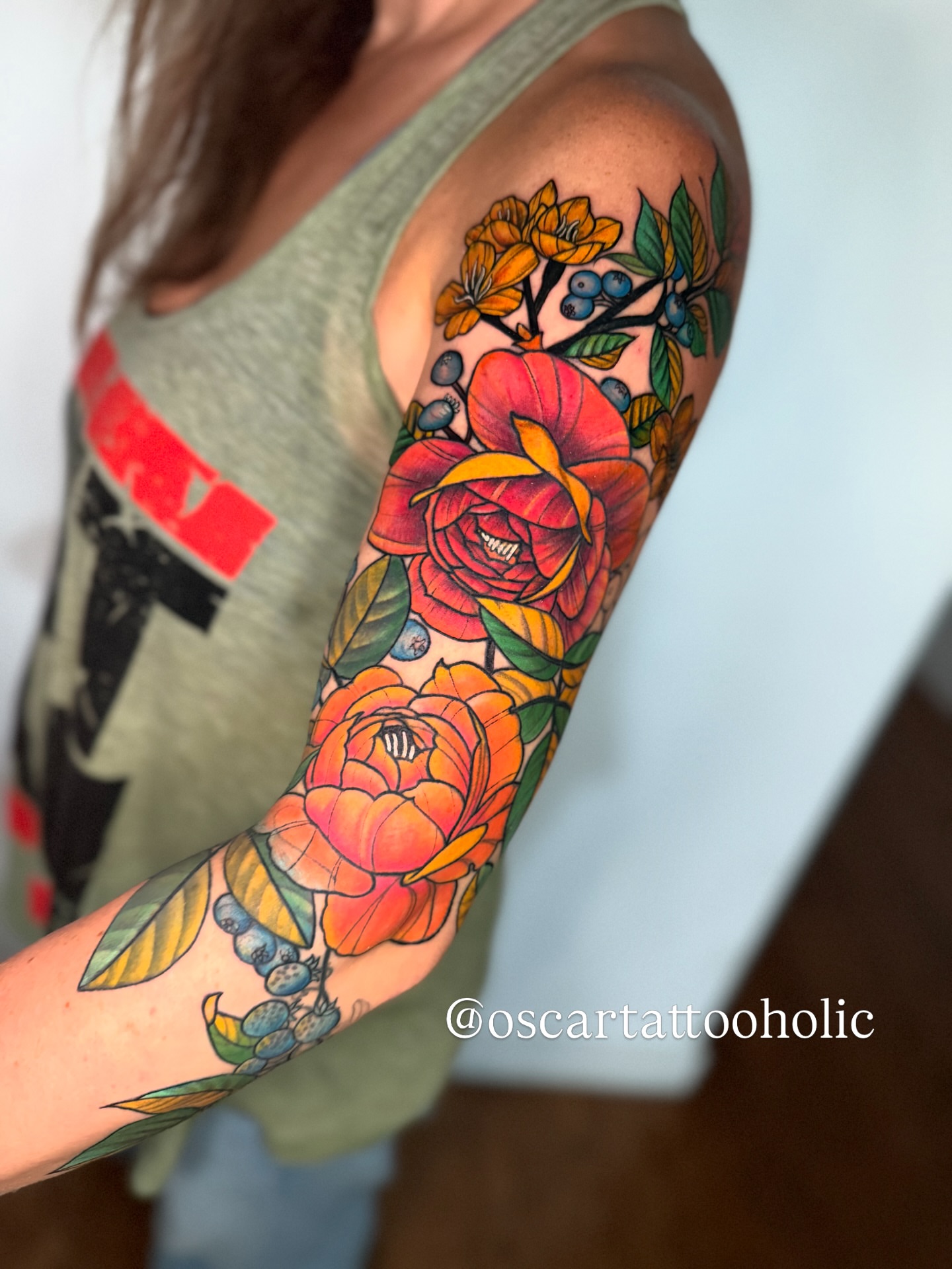 Tattoo by @oscartattooholic — new_school, realism