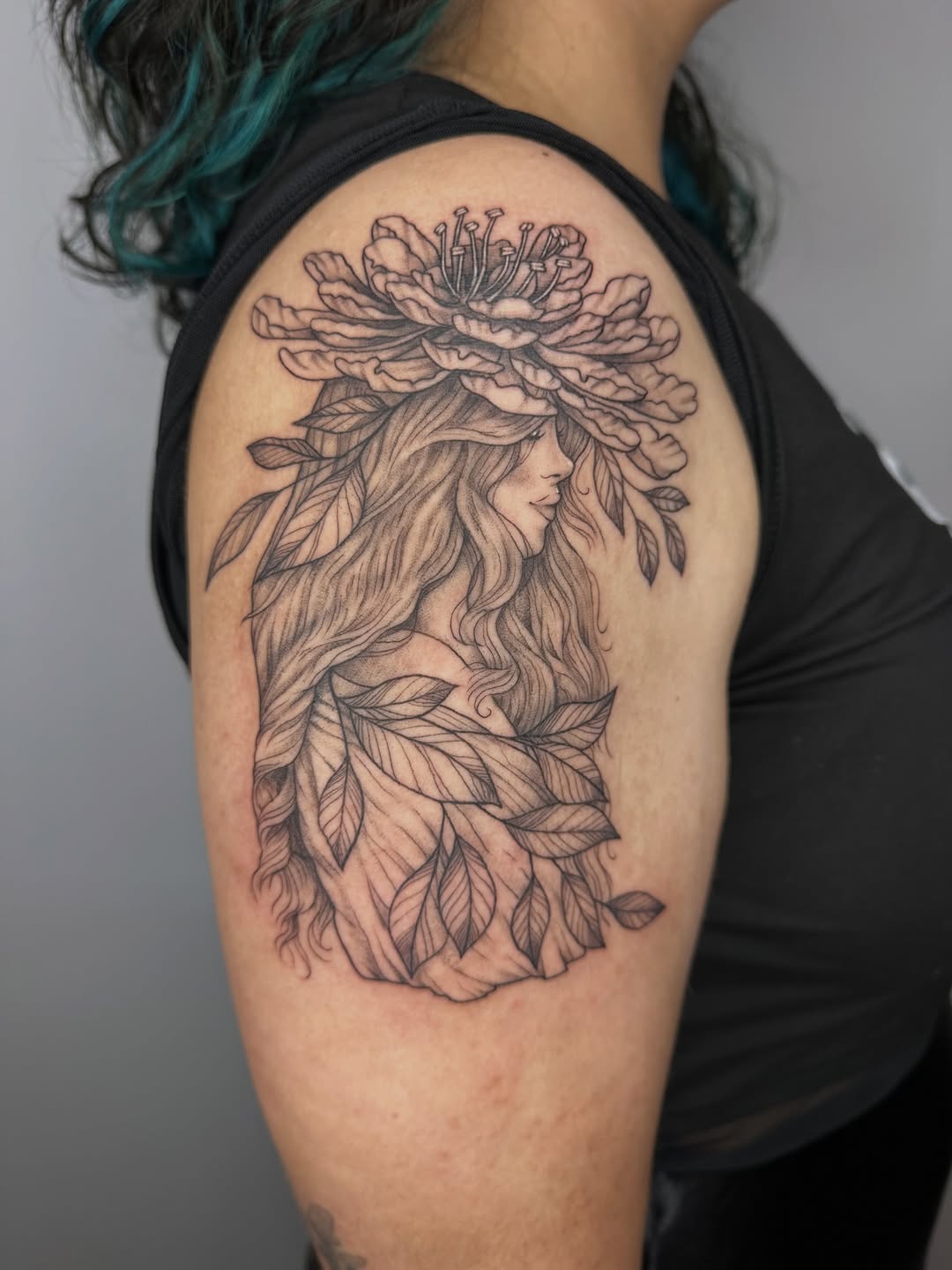 Tattoo by @penumbraetattoo — fine_line, black_and_grey