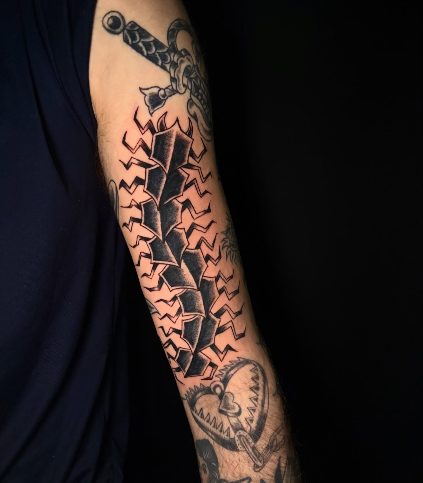Tattoo by @angeline.tattoo — black_and_grey