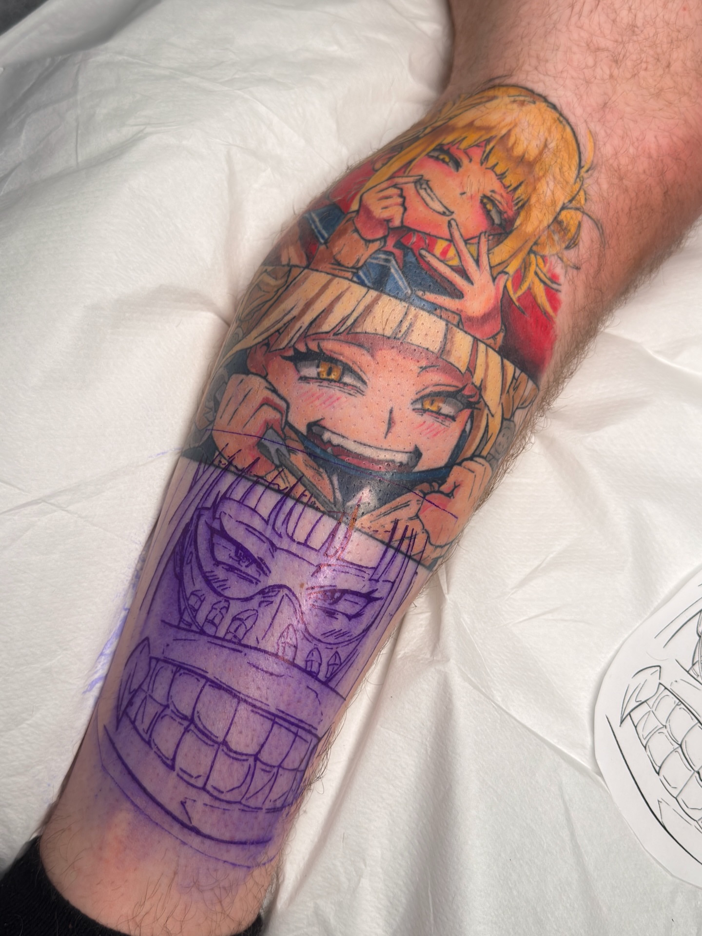Tattoo by @mugen.xiii — anime