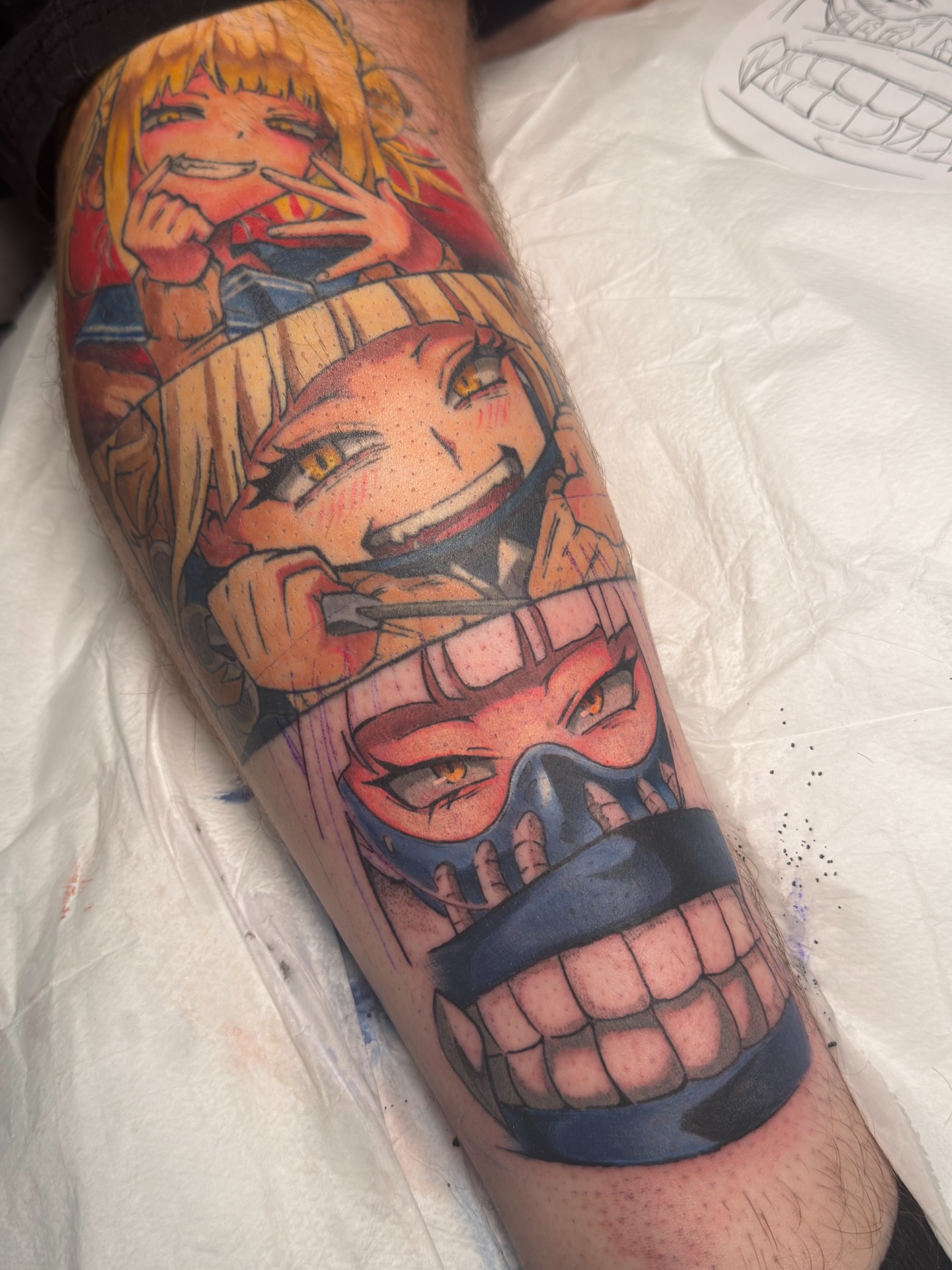 Tattoo by @mugen.xiii — anime, realism