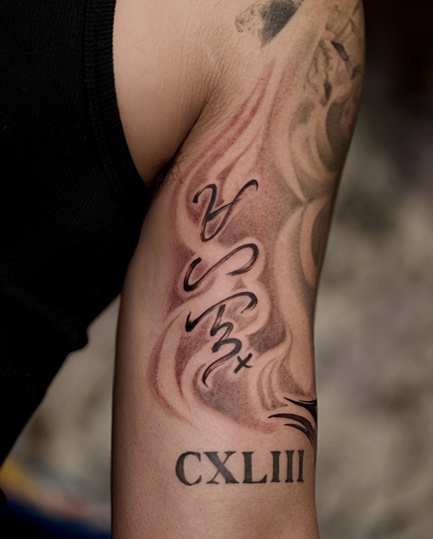 Tattoo by @d.w._modoink — black_and_grey
