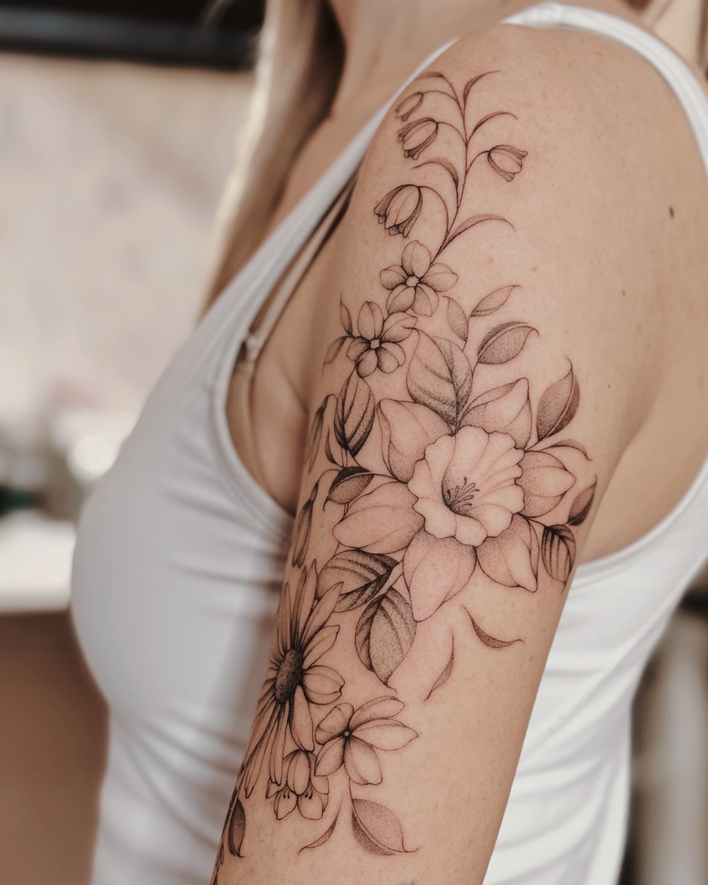 Tattoo by @blackpear_ink — black_and_grey