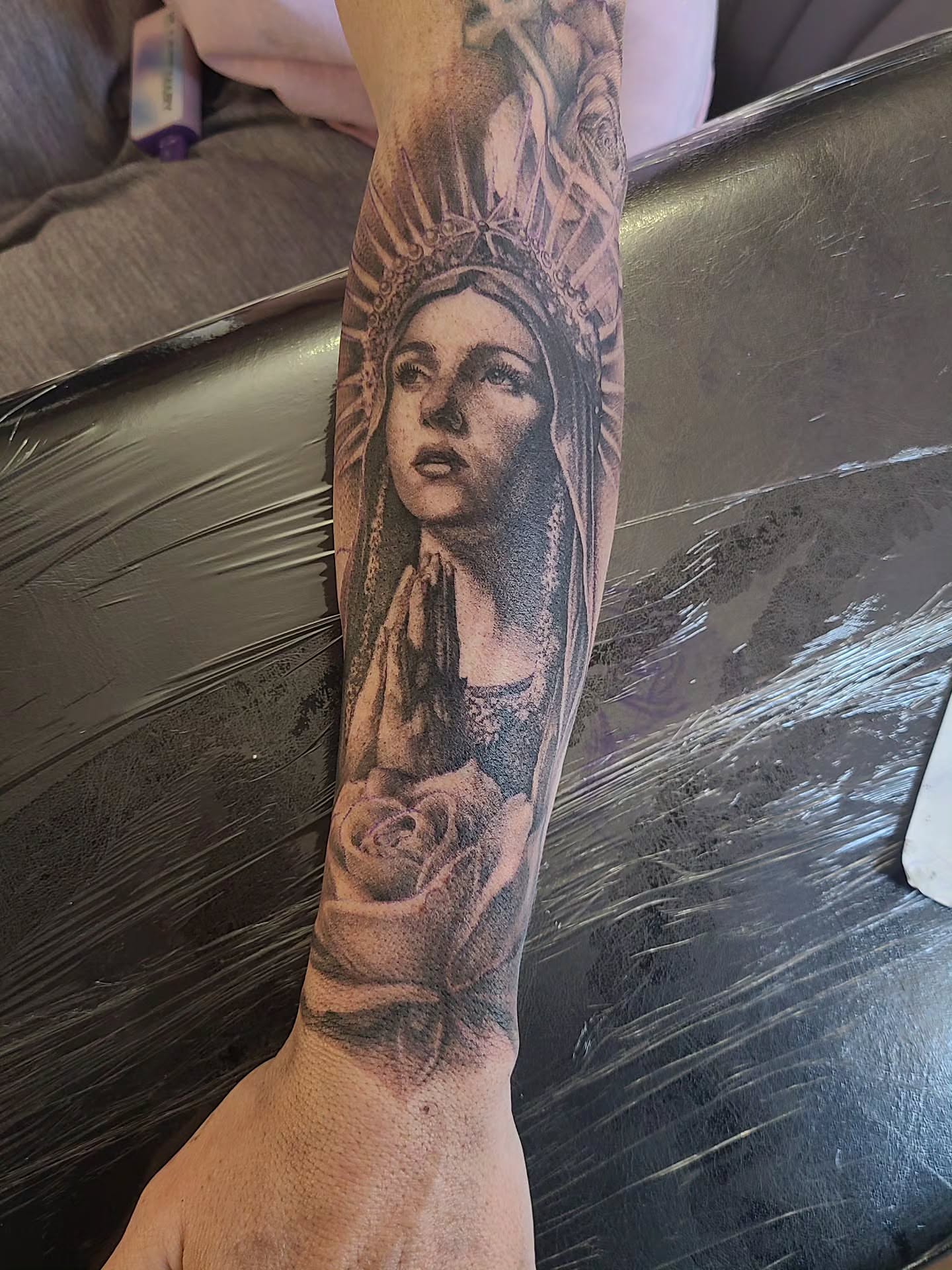 Tattoo by @tattoos.from.mars — black_and_grey, realism
