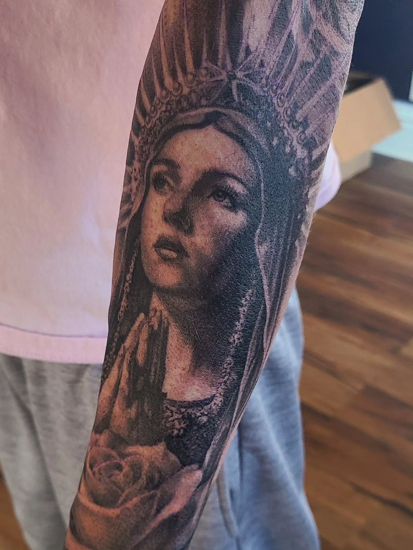 Tattoo by @tattoos.from.mars — realism, black_and_grey