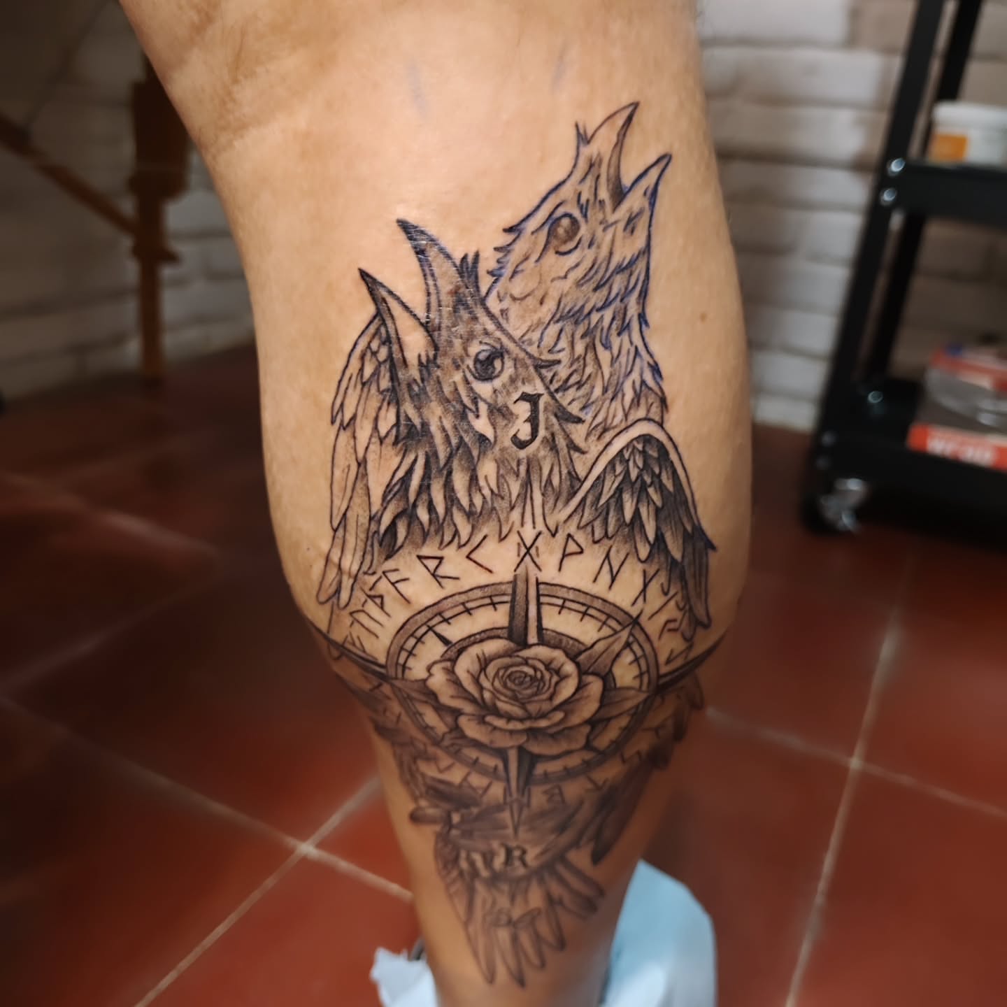 Tattoo by @tintafinart — black_and_grey, realism