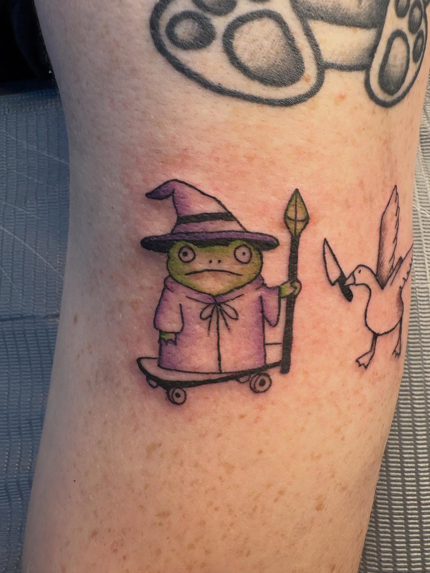 Tattoo by @erintpokes — watercolor