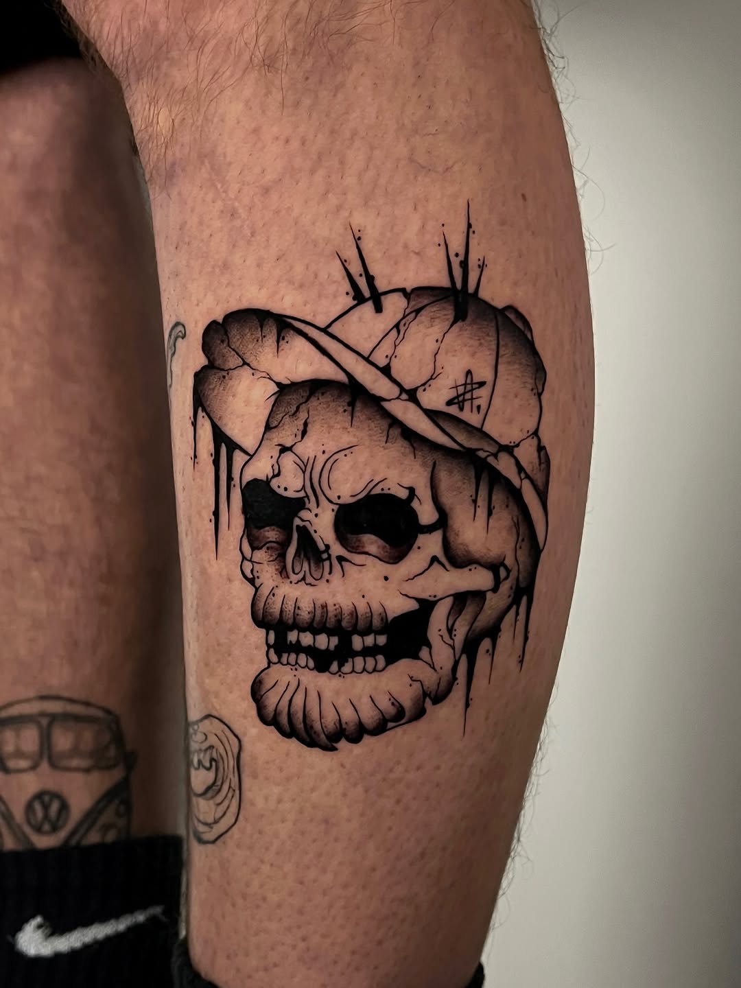 Tattoo by @rebel_milly — american_traditional, black_and_grey