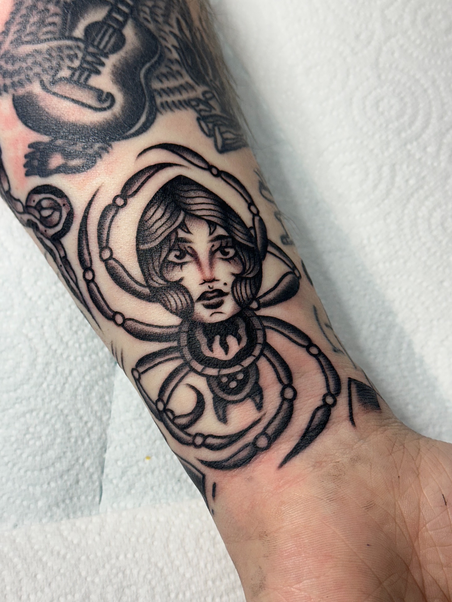 Tattoo by @tattoosbykenzielee β black_and_grey