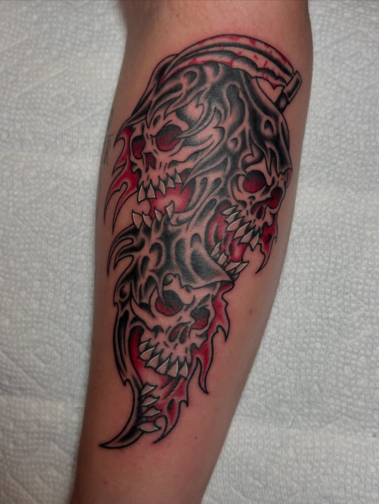 Tattoo by @tattoosbykenzielee β dark_realism, tribal