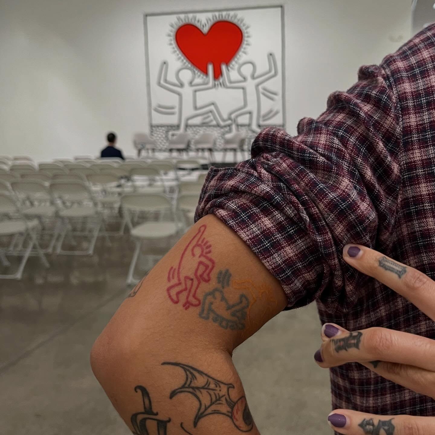 Geometric figures geometric tattoo on the forearm by ꩜ 𖦹