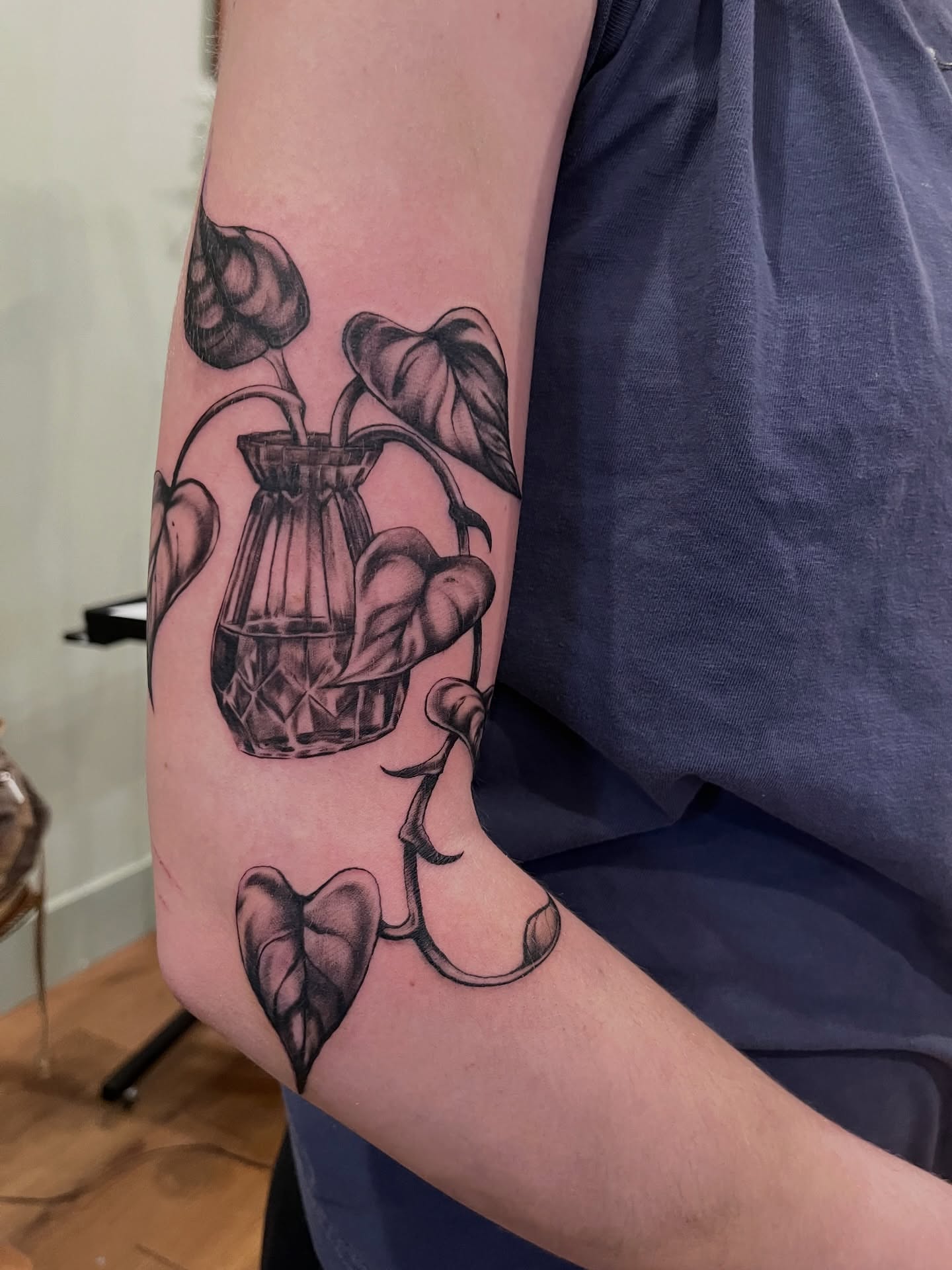 Tattoo by @ren.nation.tattoos — black_and_grey