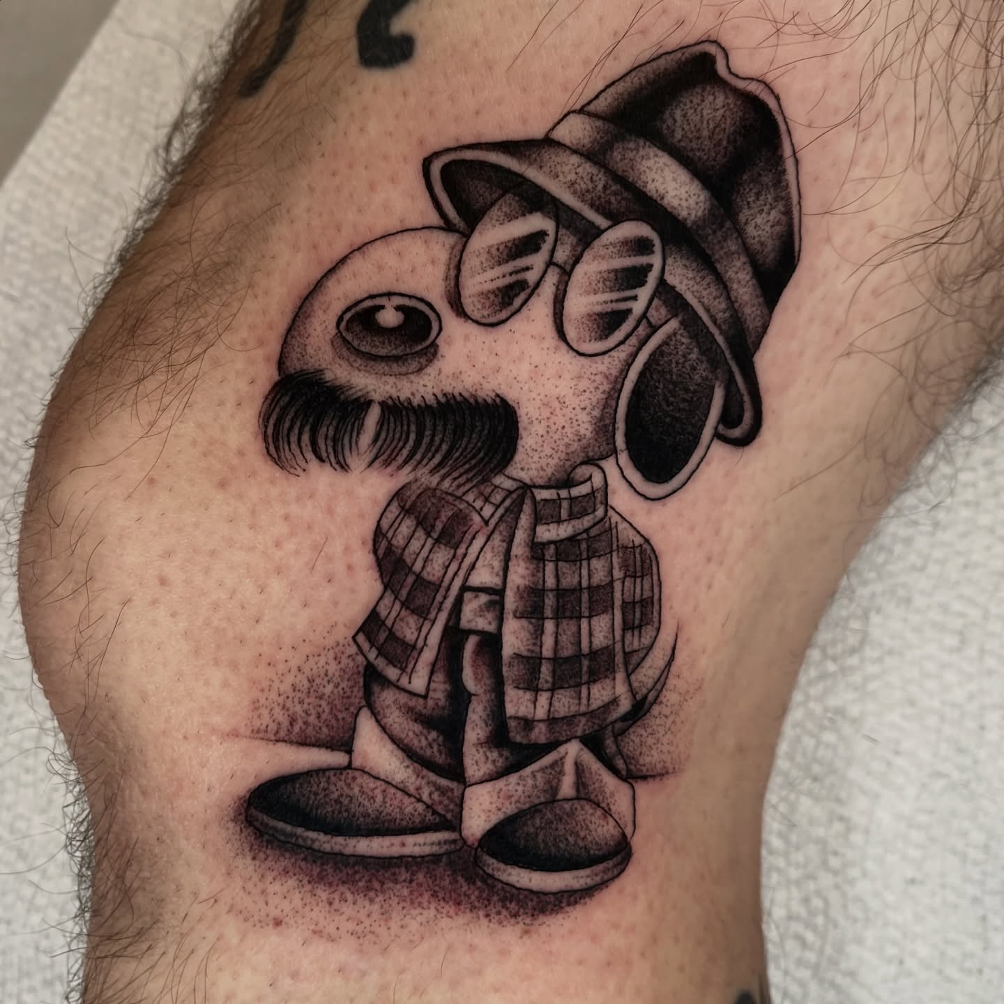 Tattoo by @jesus_pieces_ — dotwork