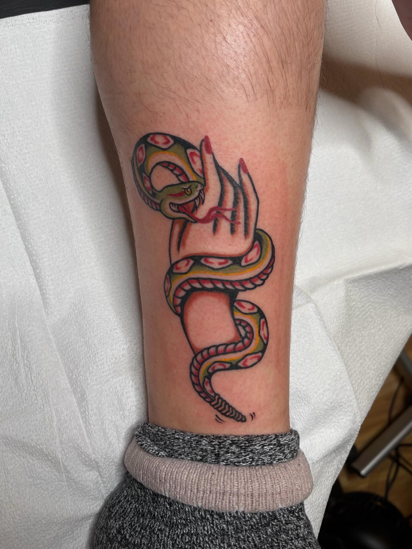 Tattoo by @pembrlily — american_traditional
