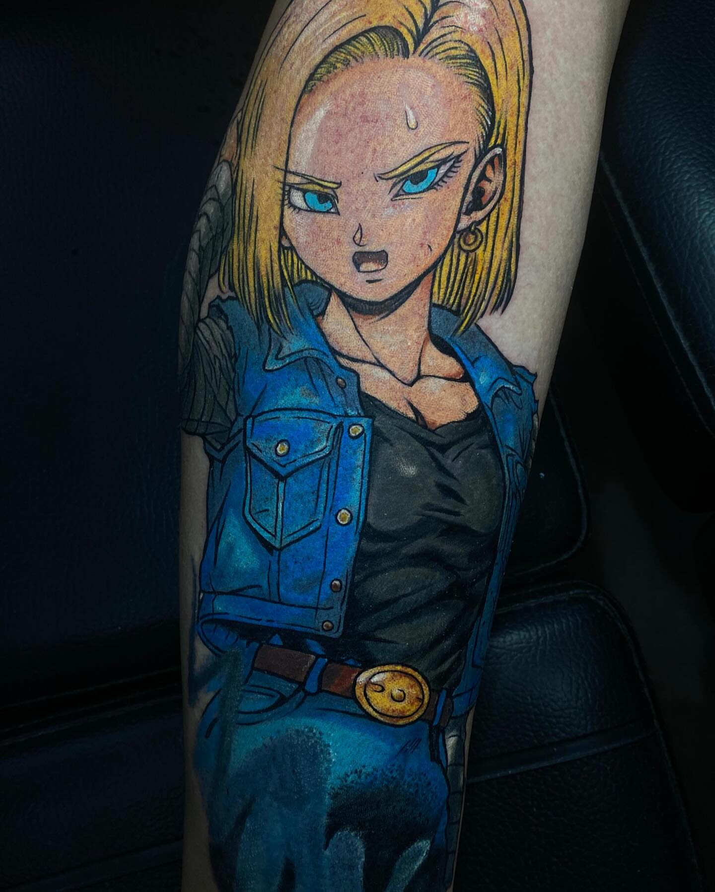 Tattoo by @tovarbeink — anime