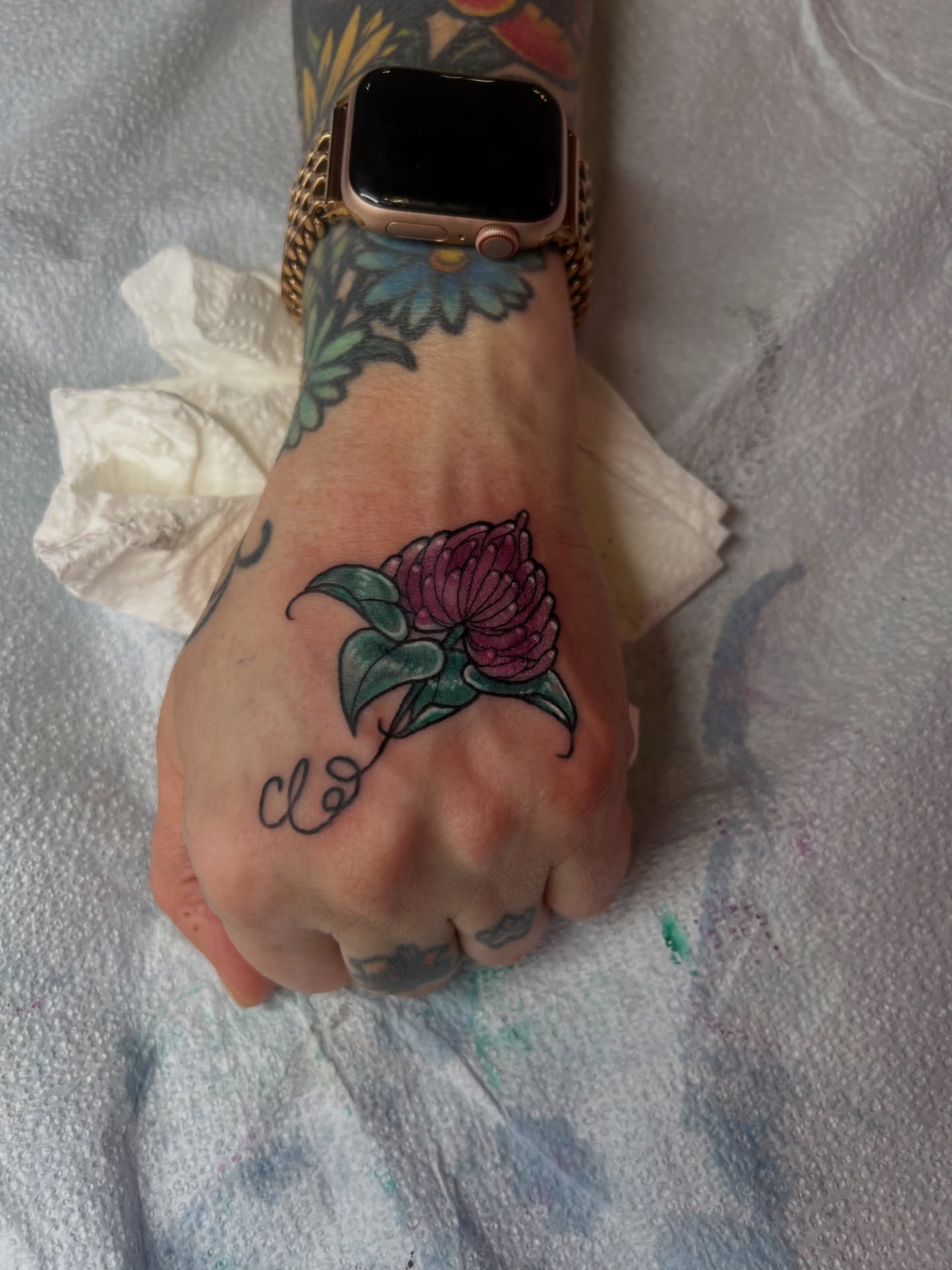 Tattoo by @purrsimmonkitten — new_school