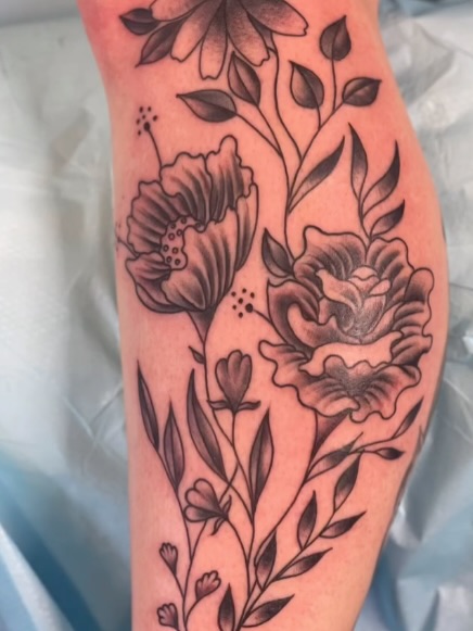 Tattoo by @bigdaddyjaz — black_and_grey