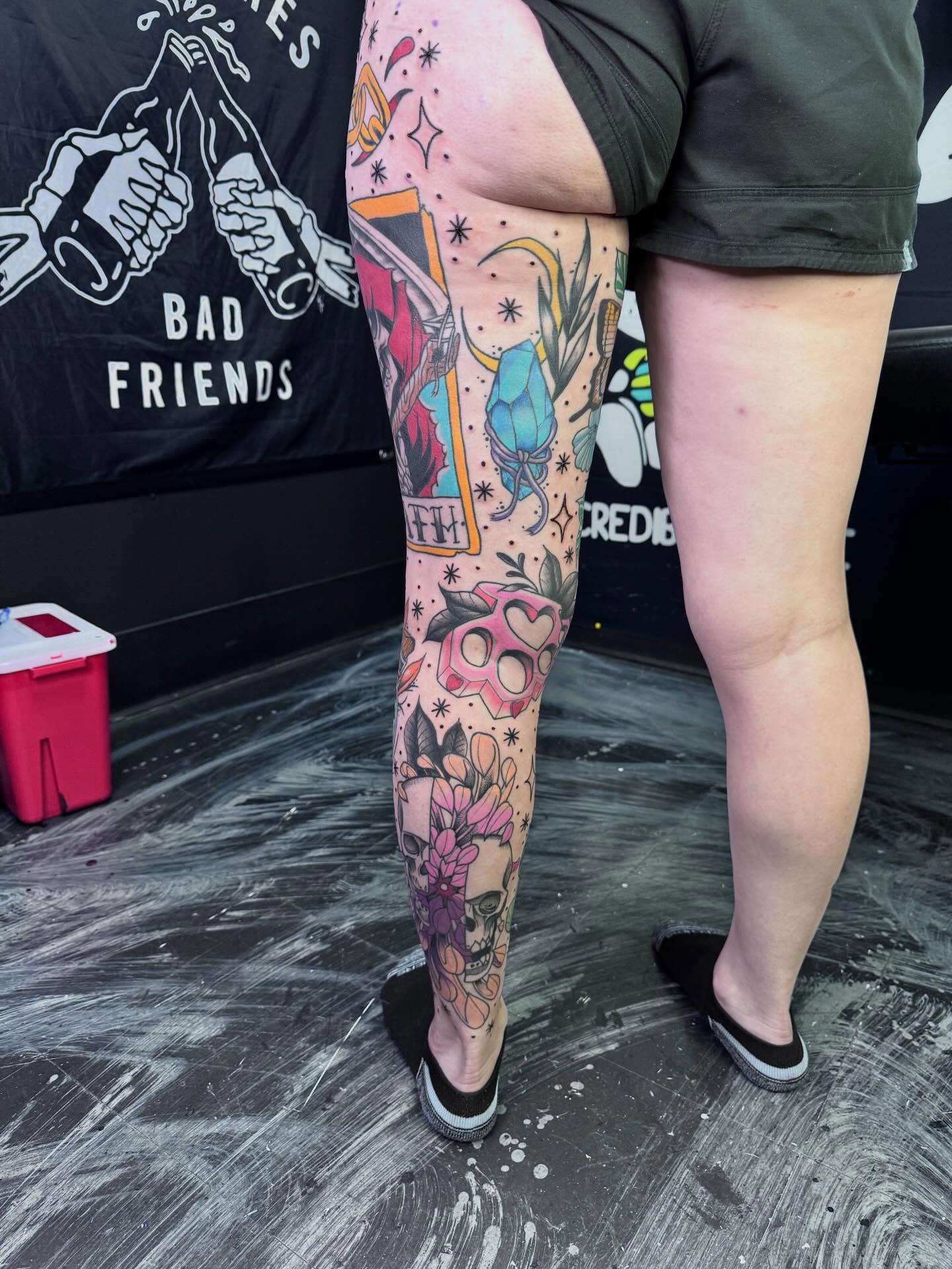 Tattoo by @colby_tattoos — american_traditional, dotwork