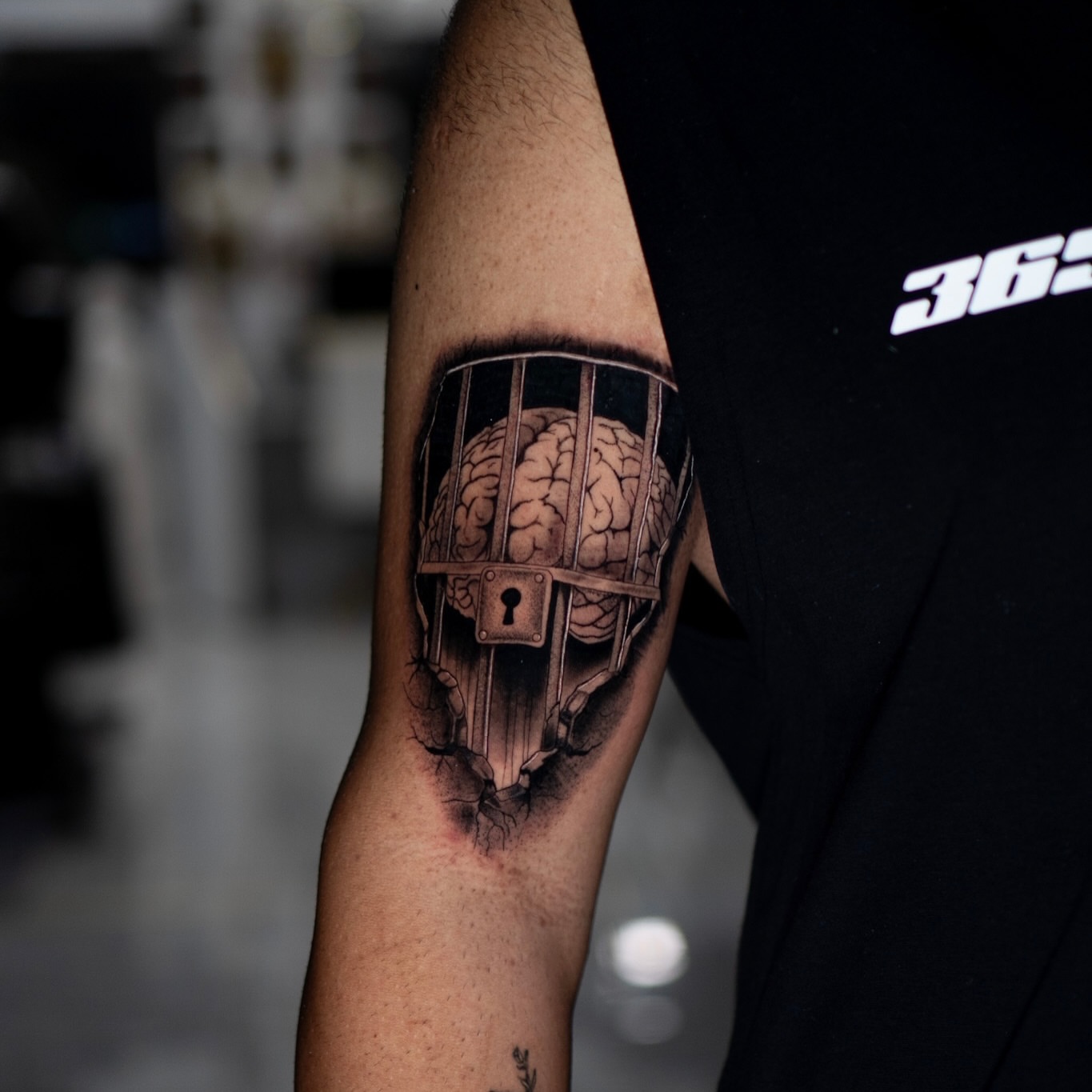 Tattoo by @inkdrunkjorden โ realism, black_and_grey