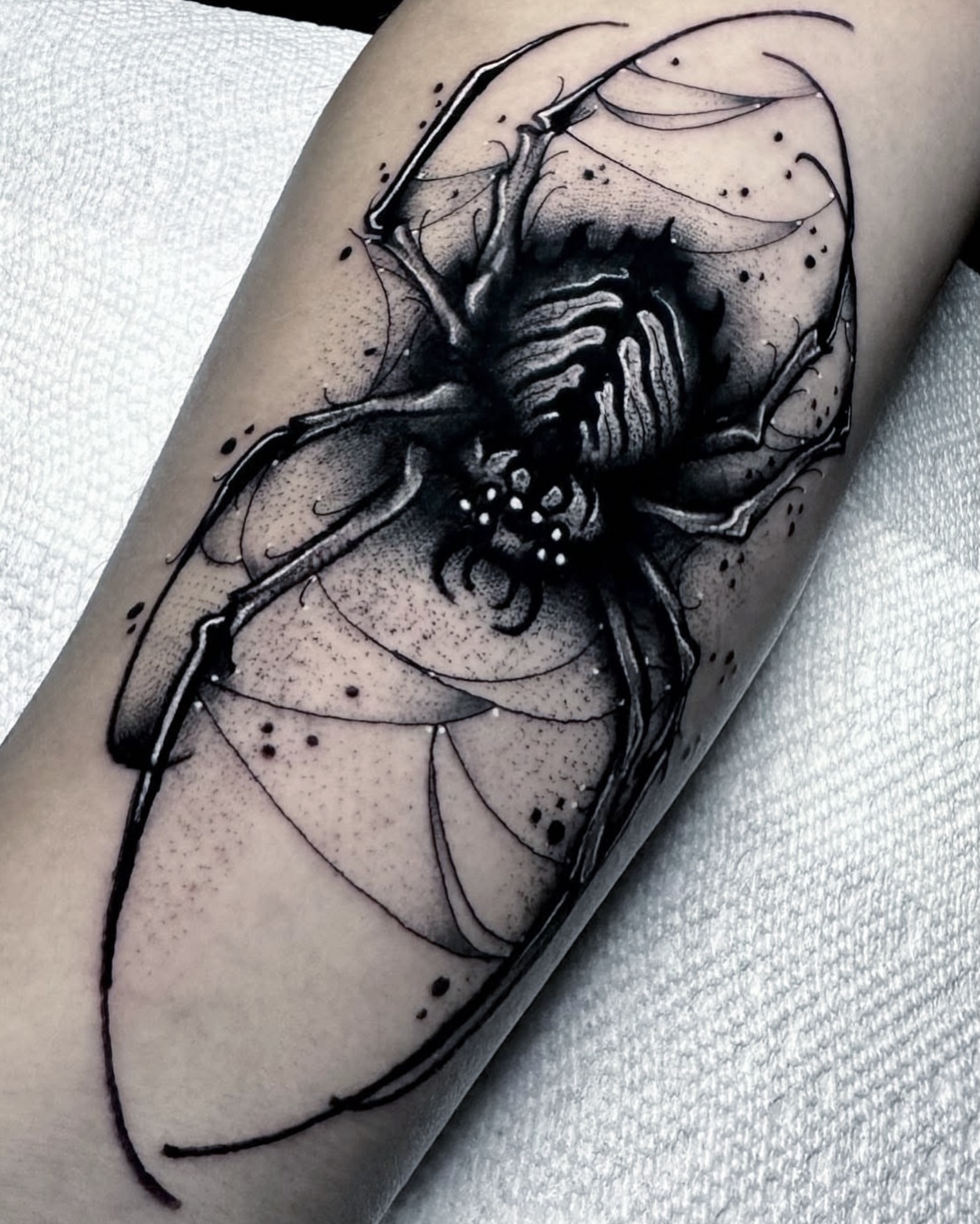 Tattoo by @counttatula β dotwork, realism