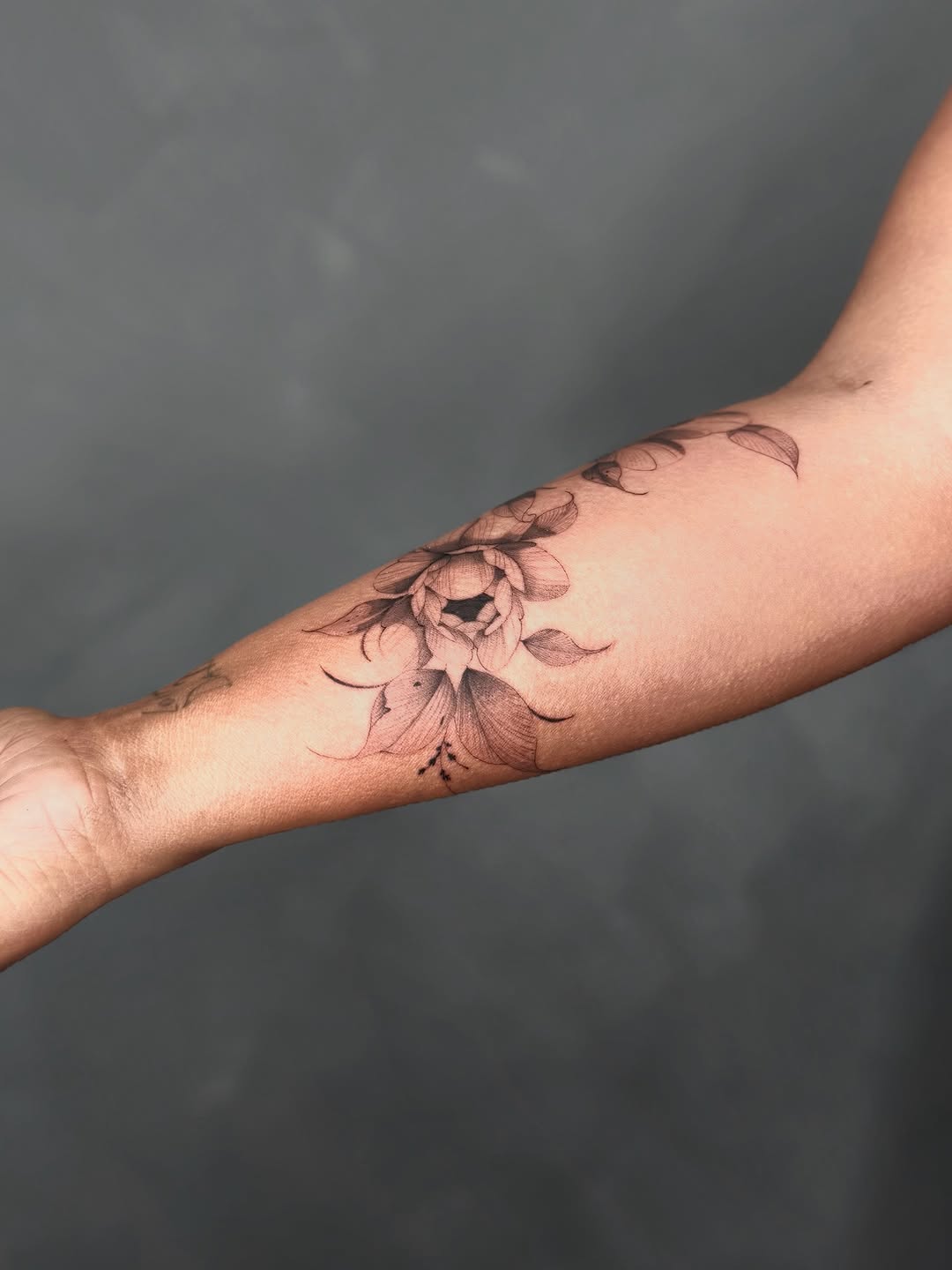 Tattoo by @inkedbycarson — fine_line, black_and_grey