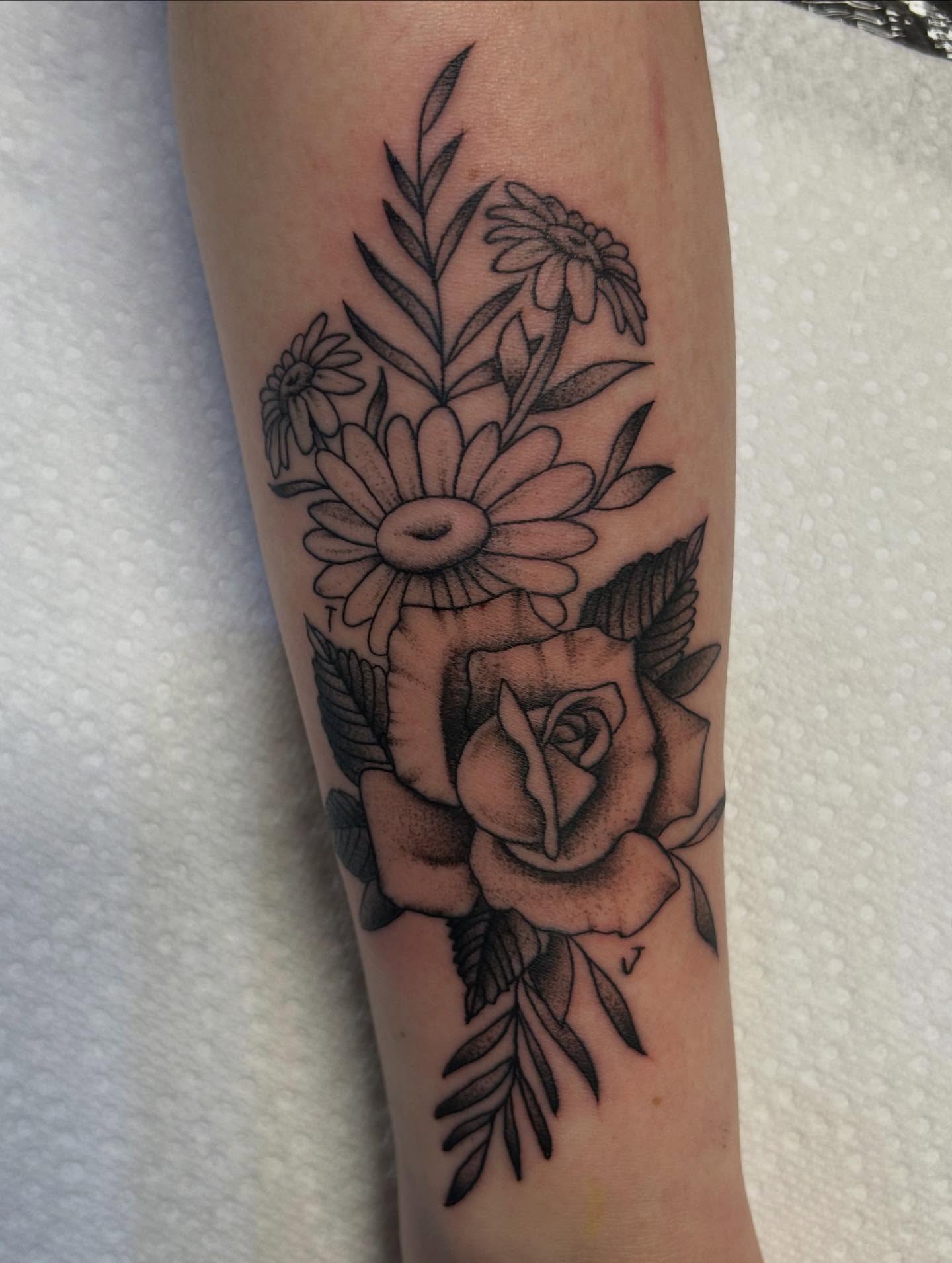 Tattoo by @inkbybray — black_and_grey