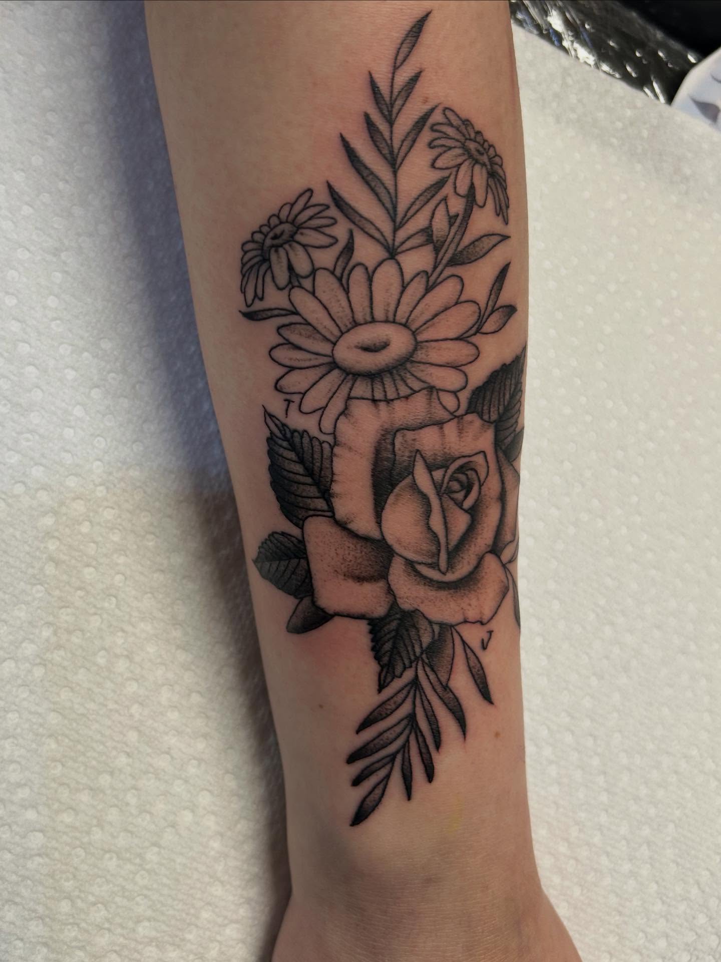 Tattoo by @inkbybray — black_and_grey