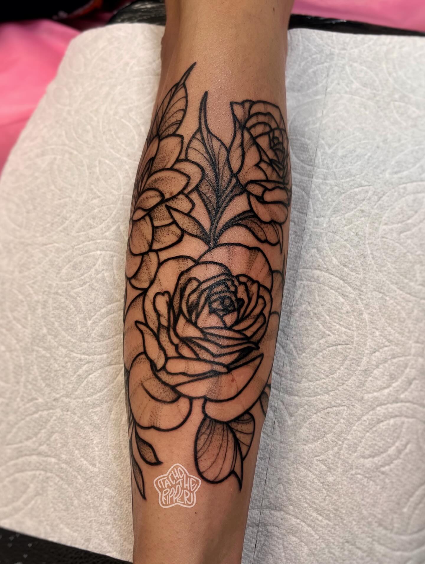 Tattoo by @tachotheripper — black_and_grey