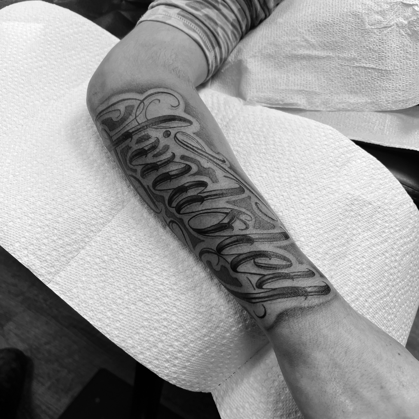 Tattoo by @carmelo_silva_ — lettering_script