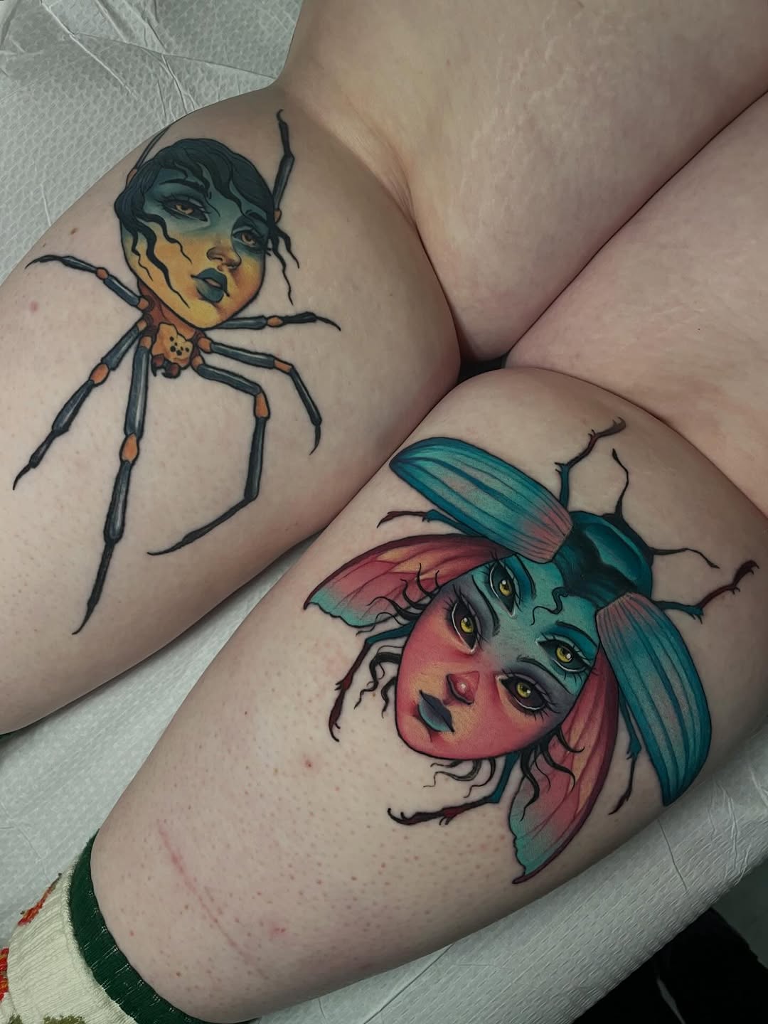 Tattoo by @leahmarietattoo — neo_traditional, dark_realism