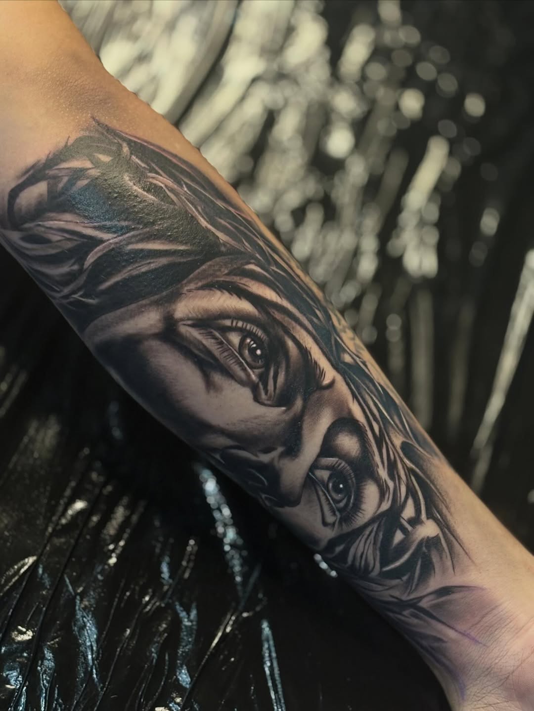 Tattoo by @blessedbychapo — realism, black_and_grey