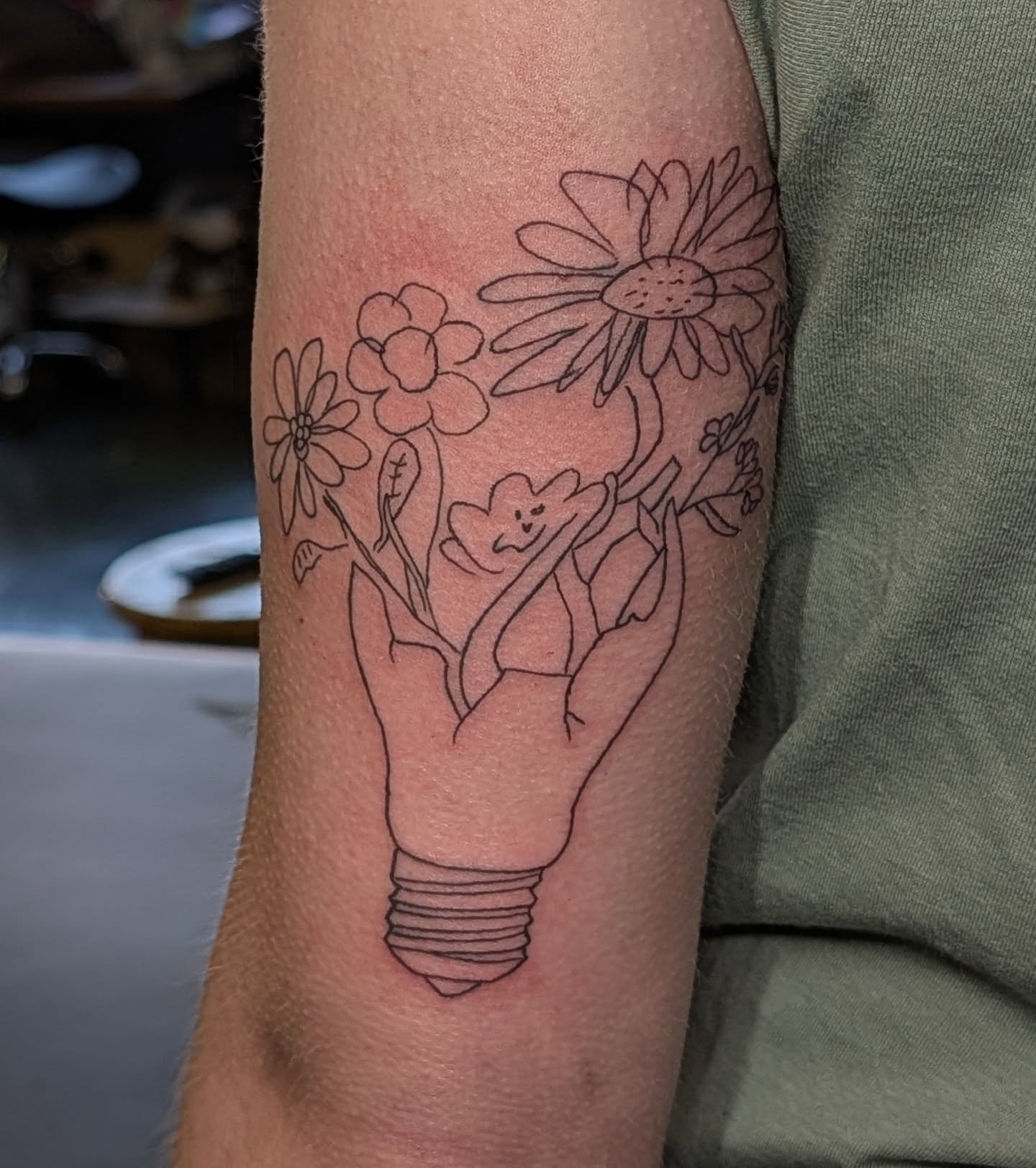 Tattoo by @_punkroctopus — fine_line
