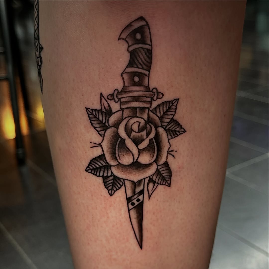 Tattoo by @wastedtalent713 — american_traditional, black_and_grey