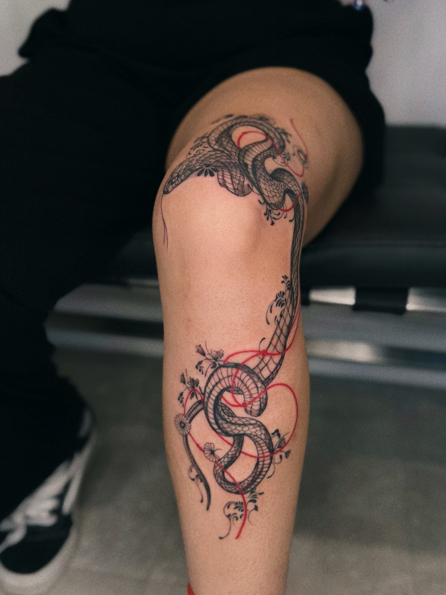 Tattoo by @mjtattoonyc — black_and_grey